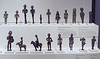 Iberian Bronze Statuettes in the Archaeological Museum of Madrid. October 2022