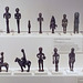 Iberian Bronze Statuettes in the Archaeological Museum of Madrid. October 2022