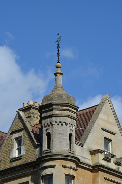 Oxford, Corner Turret on Pembroke Street