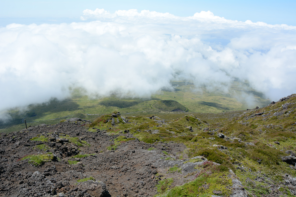 Azores, Look Down the Slopes of the Pico Volcano