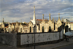 Cemetery by the church.