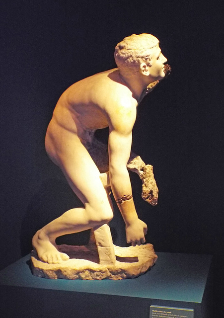 Marble Statue of a Youth from the Antikythera Shipwreck in the Metropolitan Museum of Art, June 2016
