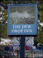 The Dew Drop Inn sign