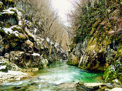 Ugar river - entry in the canyon
