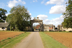 Outer Gateway, Harlaxton Manor, Lincolnshire