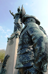 Monument to King’s Liverpool Regiment (1905 by Sir W. Goscombe John) in St John’s Gardens, Liverpool