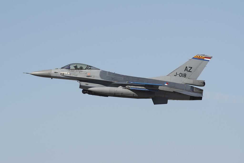Royal Netherlands Air Force General Dynamics F-16A Fighting Falcon J-018 (89-0018)