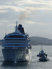 Asuka II arriving at Auckland (4) - 20 February 2015