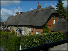 Wiltshire thatched cottages