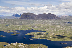 Suilven from Stac Pollaidh ridge