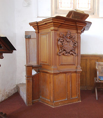 Pulpit, Saint Denis' Church, Aswarby, Lincolnshire