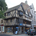 Oxford, Tudor Building on the Corner of Cornmarket and Ship Streets