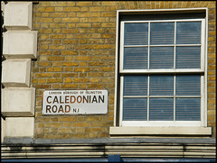Caledonian Road street sign