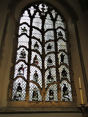 dorchester abbey church, oxon,  mid c14 north chancel jesse window c.1340 , (104)