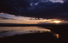 Sunset over Lake Elmenteita