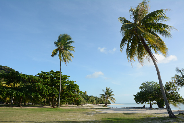 Polynésie Française, Terei'a Beach on the Maupiti Atoll