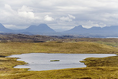 Loch Cùl Fraioch and the Torridonian mountains
