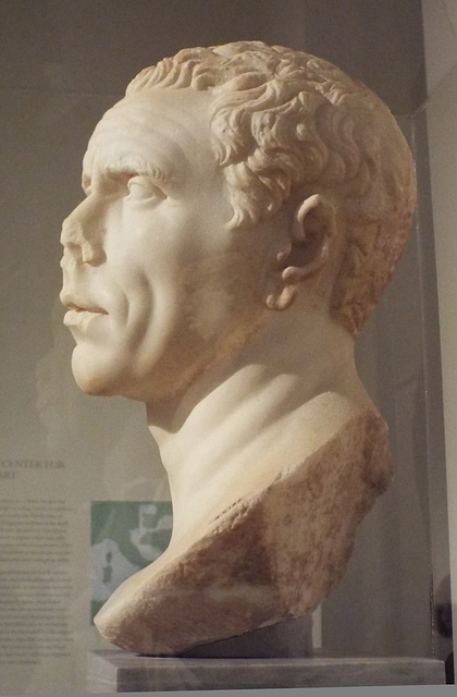 Marble Head of a Mature Man from Delos in the Metropolitan Museum of Art, June 2016