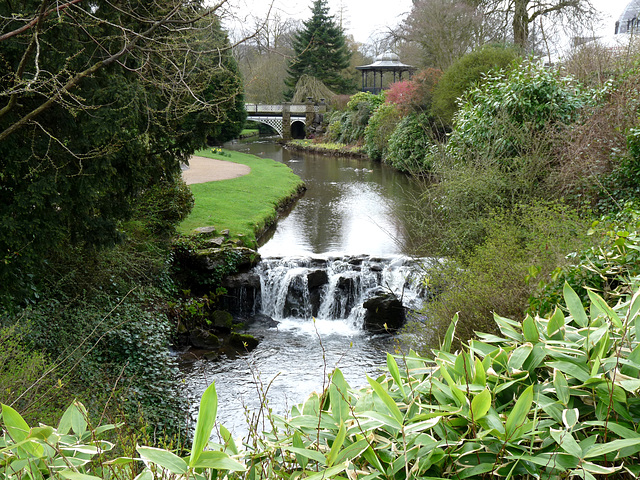 Buxton- River Wye in Pavilion Gardens