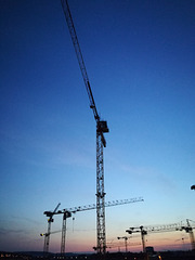 crane view