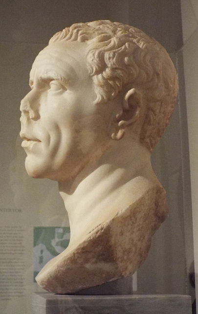 Marble Head of a Mature Man from Delos in the Metropolitan Museum of Art, June 2016