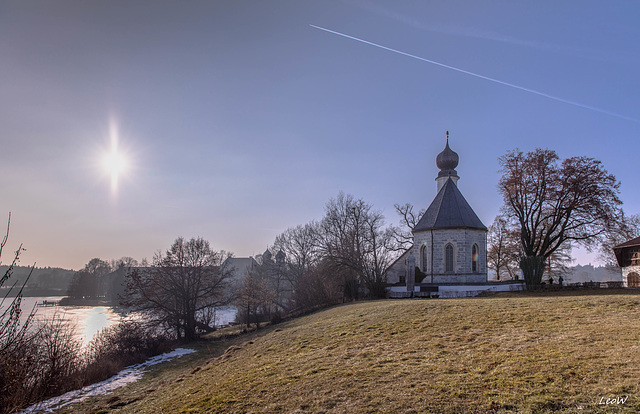 Kloster Seeon - Blick vom Weinberg