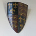bakewell  church, derbs (51)c17 wooden funerary shield with old royal arms