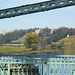 Von der Brücke zu den Weinbergen an der Elbe
