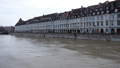 BESANCON: 2018.01.07 Innondation du Doubs due à la tempète Eleanor 02