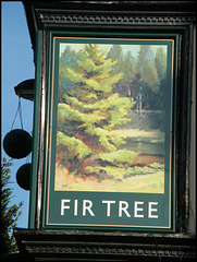 Fir Tree pub sign