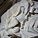 dorchester abbey church, monks on a big c14 corbel attached to the nave arcade, presumed to be a statue base, (117)