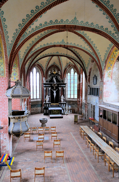 Innenraum der Dorfkirche Hohenkirchen