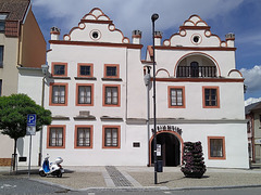 Renesanca domo de Smrček en Soběslav - sidejo de la Urba Muzeo