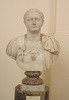 Portrait of the Emperor Domitian in a Modern Bust by Della Porta in the Naples Archaeological Museum, July 2012