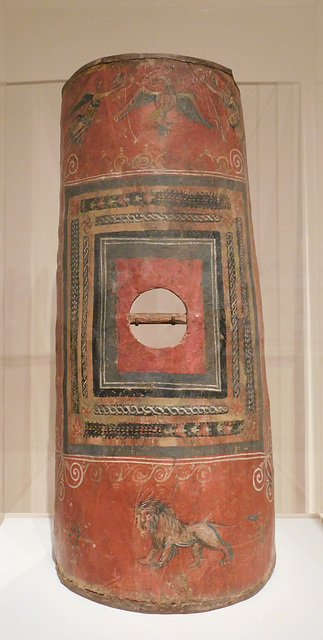 Roman Shield from Dura-Europos in the Metropolitan Museum of Art, March 2019