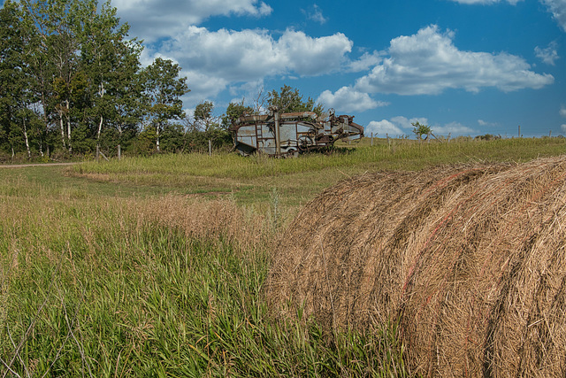 bales and combine
