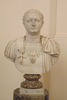 Portrait of the Emperor Domitian in a Modern Bust by Della Porta in the Naples Archaeological Museum, July 2012
