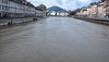 BESANCON: 2018.01.07 Innondation du Doubs due à la tempète Eleanor 04