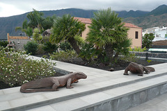 Goliath Lizard Sculptures