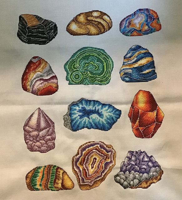 All 12 crystals