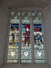 Morris & Co stained glass, Saint Etheldreda's Church, Guilsborough, Northamptonshire