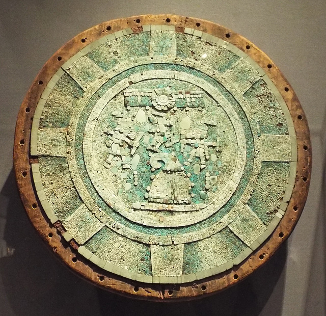 Turquoise Mosaic Shield in the Metropolitan Museum of Art, May 2018