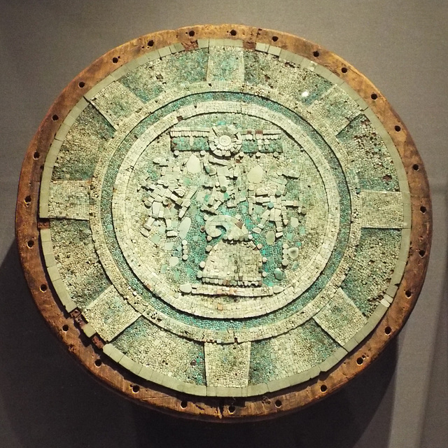 Turquoise Mosaic Shield in the Metropolitan Museum of Art, May 2018