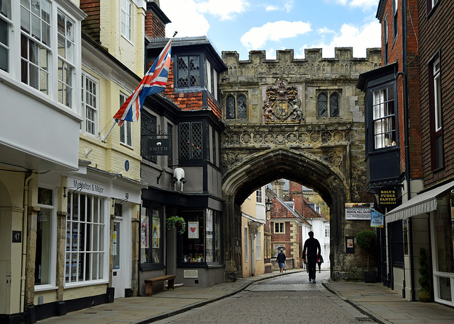 Entrance to Cathedral Close ~ Salisbury