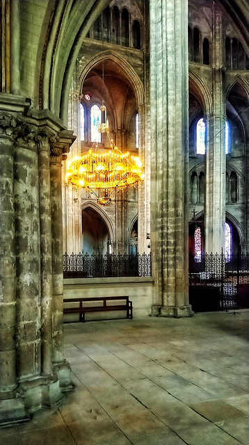 Chandelier, Cathedral of St Etienne, Bourges, France
