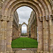 Fountains Abbey:  Entrance to the Knave