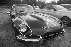 Wide angle Jaguar sports car