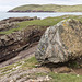 Gneiss erratic on Bay of Stoer Formation at Sgèir na Tràghad 2