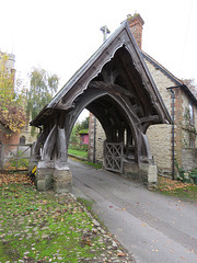 dorchester abbey church, oxon c19 butterfield lych gate 1852-3(1)