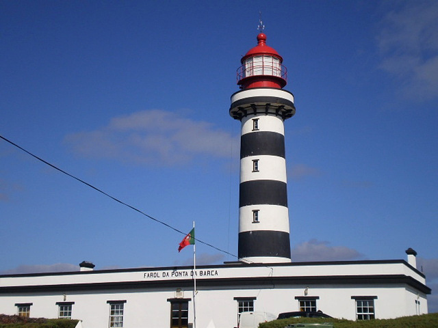Ponta da Barca lighthouse.